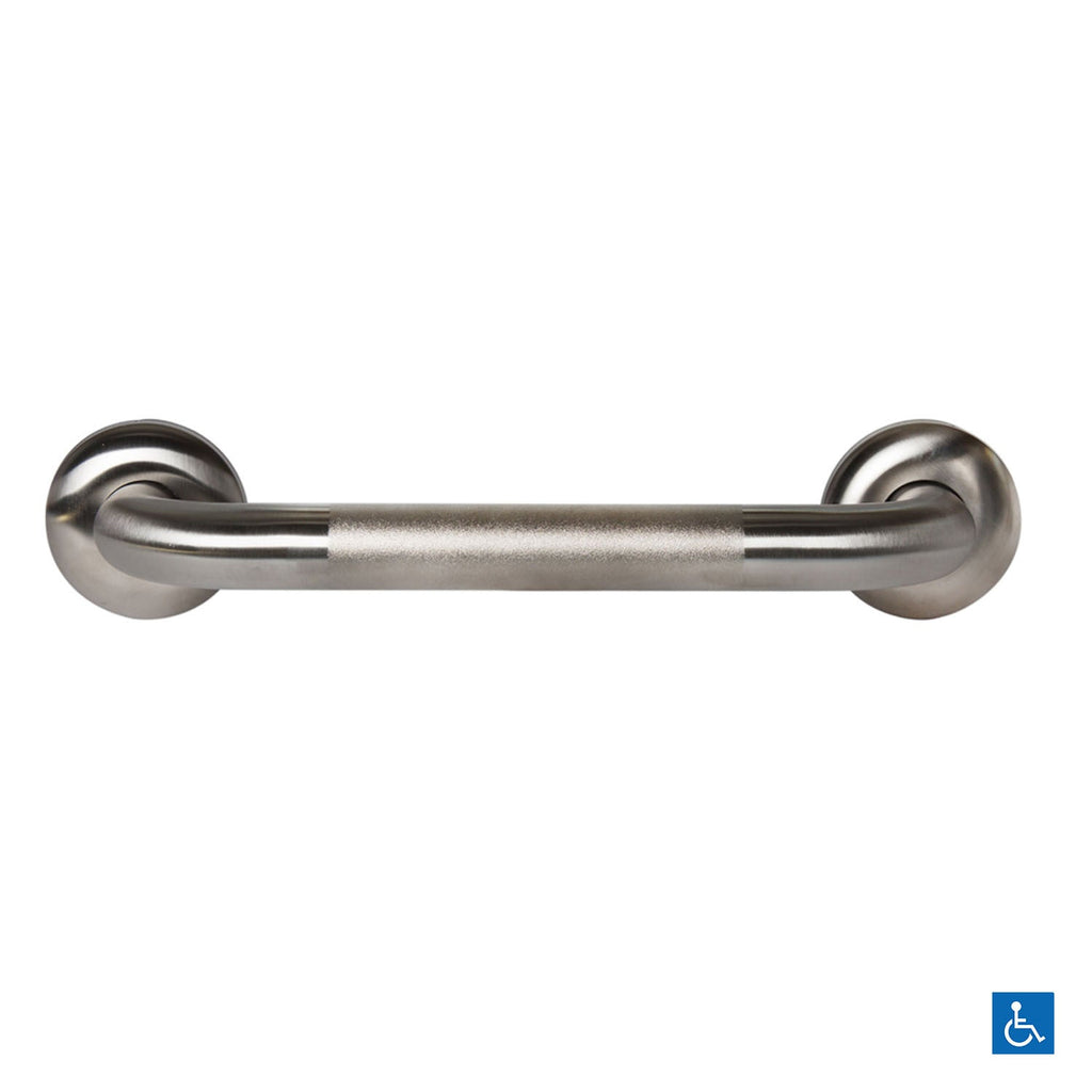 Metlam Straight Peened Grab Rail Satin Stainless Steel 600mm
