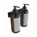 Metlam Double Soap Bottle Holder Satin Stainless Steel - image 4
