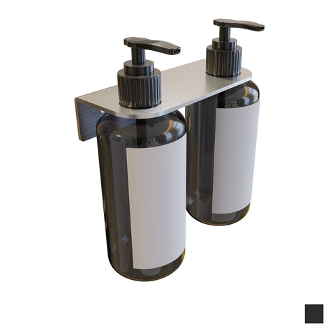 Metlam Double Soap Bottle Holder Satin Stainless Steel - image 2