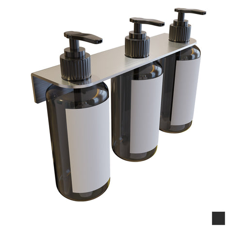 Metlam Triple Soap Bottle Holder Black - image 2