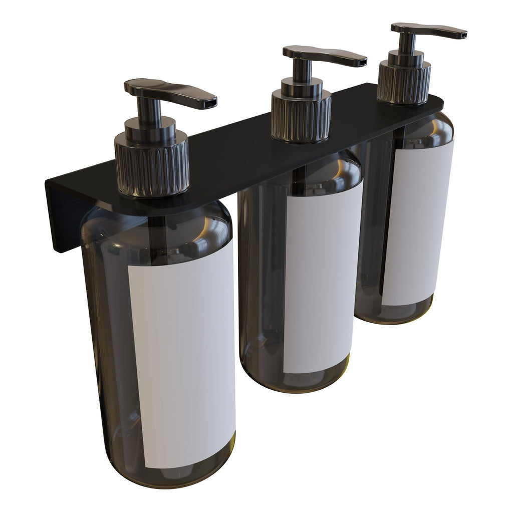 Metlam Triple Soap Bottle Holder Black
