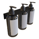 Metlam Triple Soap Bottle Holder Satin Stainless Steel - image 4