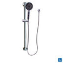 Metlam Vertical Shower Grab Rail Kit 800mm Satin Stainless Steel