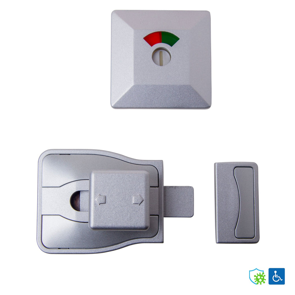 Metlam Moda Slide Lock and Emergency Release Indicator Set Antimicrobial Coated