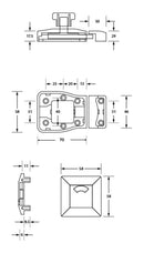 Metlam Moda Lock and Indicator Set Antimicrobial Coated MODA_LOCK_ANMB - image 2