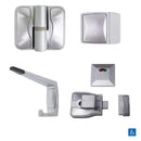 Metlam Classic Moda Spring Kit Satin Chrome Plate Right Hand - image 2