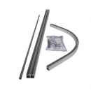 Metlam Modular L Bend Shower Curtain Track System 1600x1600mm