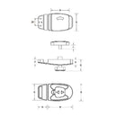 Metlam Sera Slide Lock and Indicator Concealed Fix Matt Black SERA_LOCK_DESIGNER - image 2