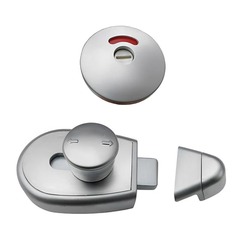 Metlam Xcel Slide Lock and Indicator Set Concealed Fix Concealed Screw Fix Matt Black - image 4