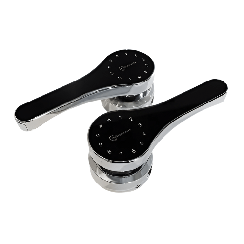 McGrath Ascot Digital Lock, Double Sided to suit Gate Installation, IP66 Rating, Polished Chrome Finish with 60mm Tubular Latch - primehardware