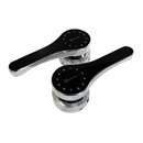 McGrath Ascot Digital Lock, Double Sided to suit Gate Installation, IP66 Rating, Polished Chrome Finish with 60mm Tubular Latch - primehardware