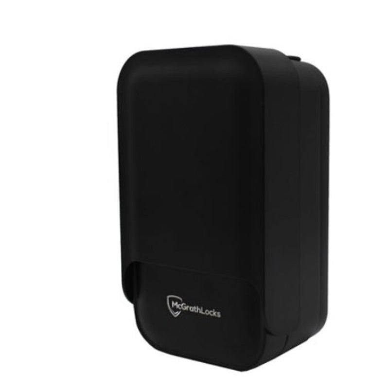 Black protective case with McGard logo on a white background