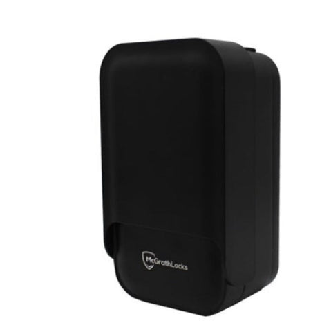 Black protective case with McGard logo on a white background