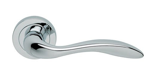 Manital - Giava Lever on Round Rose Door Handle - primehardware