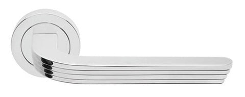 Manital - Cloud Lever on Round Rose Door Handle - primehardware