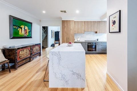 Zanda Marco Cabinet Handle - Brushed Nickel/Matt Black - primehardware