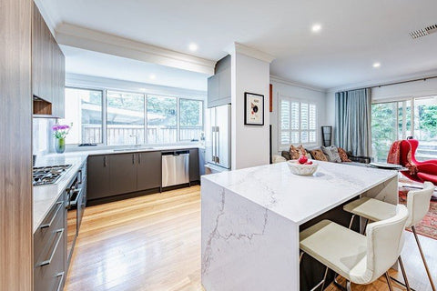 Zanda Marco Cabinet Handle - Brushed Nickel/Matt Black - primehardware