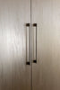 Zanda Marco Cabinet Handle - Brushed Nickel/Matt Black - primehardware