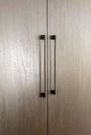 Zanda Marco Cabinet Handle - Brushed Nickel/Matt Black - primehardware