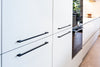 Zanda Marco Cabinet Handle - Brushed Nickel/Matt Black - primehardware