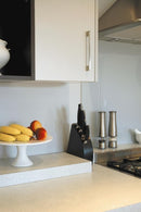 Zanda Marco Cabinet Handle - Brushed Nickel/Matt Black - primehardware