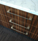 Zanda Marco Cabinet Handle - Brushed Nickel/Matt Black - primehardware