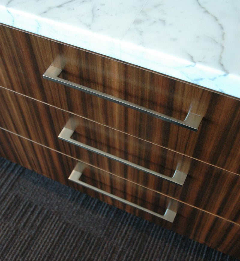 ZANDA MARCO CABINET HANDLE - Brushed Nickel/Matt Black