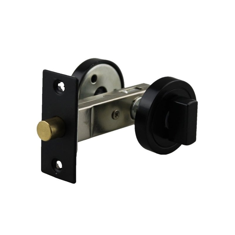 NIDUS DOOR ROUND PRIVACY SNIB TURN MATT BLACK BPRI-1-BL