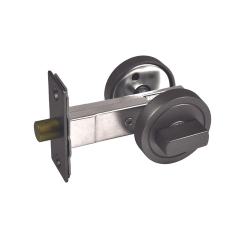 NIDUS Door Round Privacy Snib Turn with Privacy Bolt | 2 Finishes - Graphite Grey