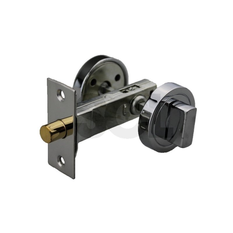 NIDUS DOOR ROUND PRIVACY SNIB TURN POLISHED CHROME BPRI-CP