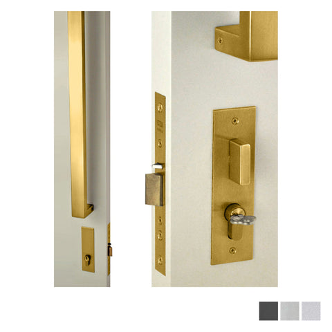 NIDUS OZI-4 Mortice Lock Pull Handle Set | 4 Finishes