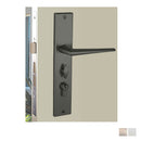 NIDUS Rialto OZI-1 Lock Combo Door Lever on Longplate Entrance Set | 3 Finishes