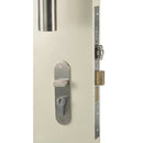 NIDUS Radius OZI-3 Roller Mortice Lock Combo | 3 Finishes - Polished Stainless Steel / Left Hand