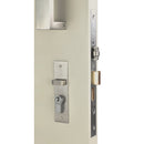 NIDUS Rectangle OZI-3 Roller Mortice Lock Combo | 4 Finishes - Polished Stainless Steel