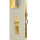 NIDUS Rectangle OZI-3 Roller Mortice Lock Combo | 4 Finishes - Satin Brass