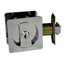 NIDUS Cavity Sliding Door Square Entrance Set | 3 Finishes - Polished Chrome