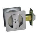 NIDUS Cavity Sliding Door Square Entrance Set | 3 Finishes - Satin Chrome