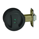 NIDUS Cavity Sliding Door Lock Round Privacy Set | 3 Finishes - Matt Black