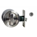 NIDUS Cavity Sliding Privacy Door Lock with Edge Pull | 2 Finishes - Polished Stainless Steel