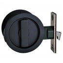 NIDUS CAVITY SLIDING DOOR PRIVACY SET SCD - PRI - RD - BL ROUND BLACK - primehardware
