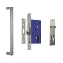 NIDUS OZI-2 Sliding Door Pull Handle Combo 195mm | 2 Finishes - Satin Stainless Steel