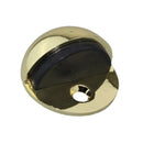 NIDUS DOOR STOP TYPE1 HALF MOON FLOOR MOUNTED POLISHED BRASS DSFM1PB - primehardware