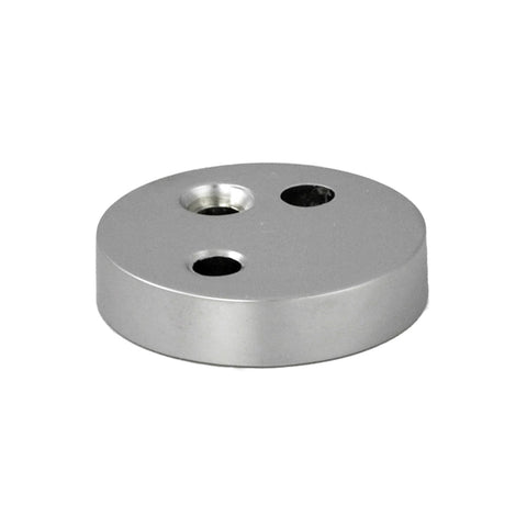 NIDUS Floor Mounted Door Stop Riser | 2 Finishes - Satin Chrome