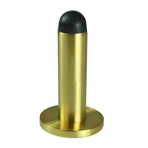 NIDUS Type 1 Wall Mounted Door Stop 80mm | 11 Finishes - Satin Brass