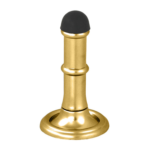 NIDUS Type 2 Wall mounted Door Stop 70mm | 3 Finishes - Polished Brass