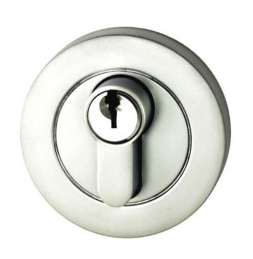NIDUS DOOR LOCK EDBCPV EUROBOLT DEADBOLT POLISHED CHROME DOUBLE CYLINDER ROUND - primehardware