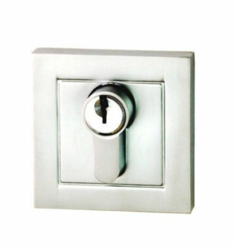 NIDUS DOOR LOCK EDBSQ1CPV EUROBOLT DEADBOLT POLISH CHROME SINGLE CYLINDER SQUARE - primehardware