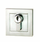 NIDUS DOOR LOCK EDBSQ1CPV EUROBOLT DEADBOLT POLISH CHROME SINGLE CYLINDER SQUARE - primehardware