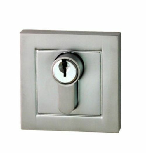 NIDUS DOOR LOCK EDBSQ1SCV EUROBOLT DEADBOLT SATIN CHROME SINGLE CYLINDER SQUARE
