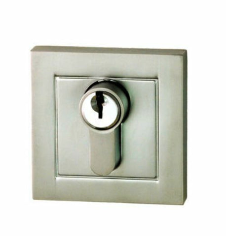 NIDUS EDBSQBNV DOOR LOCK EUROBOLT DEADBOLT BRUSHED NICKEL DOUBLE CYLINDER SQUARE - primehardware